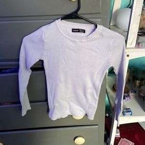 white long sleeve shirt